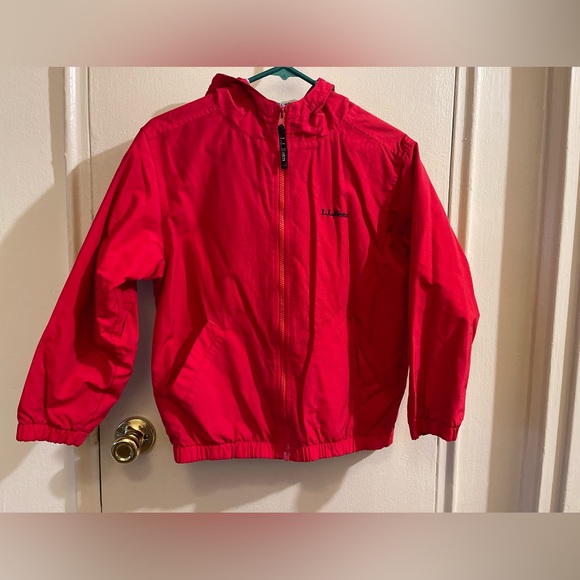 L.L Bean light jacket with 100% cotton lining Red - Picture 1 of 5